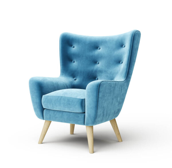 Fauteuil bleu en LOA