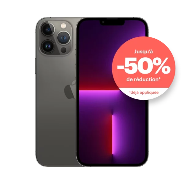 Louer un Apple iPhone 13 Pro Max - Reconditionné avec CLEAQ