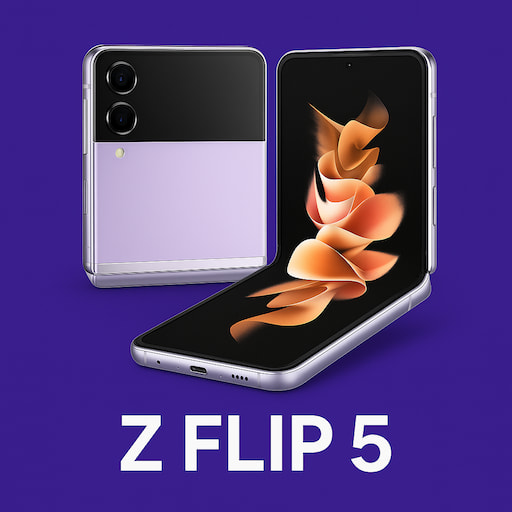 Samsung Galaxy Z FLIP 5 en location